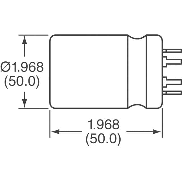 383LX123M080B052VS Cornell Dubilier Electronics (CDE)  Condensadores electrolíticos de aluminio